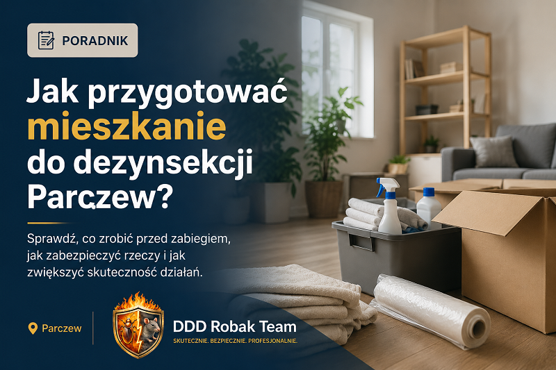 Jak przygotować mieszkanie do dezynsekcji Parczew