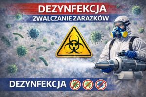 Dezynfekcja pomieszczeń – usuwanie bakterii i wirusów