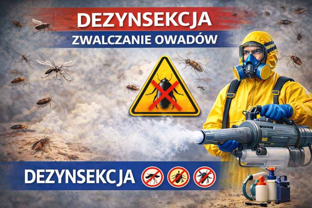Dezynsekcja – profesjonalne zwalczanie owadów w mieszkaniach i firmach