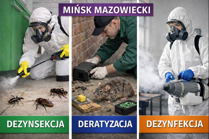 Dezynsekcja Mińsk Mazowiecki - deratyzacja i dezynfekcja 24h