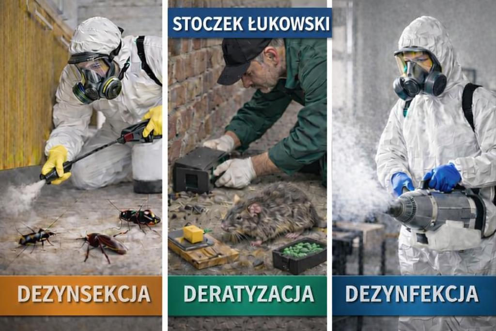 Dezynsekcja, deratyzacja i dezynfekcja – Stoczek Łukowski 24h