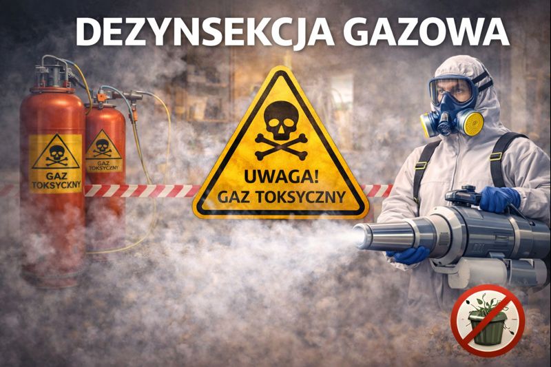 Dezynsekcja gazowa – zamgławianie ULV i fumigacja owadów
