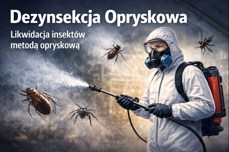 Dezynsekcja opryskowa – zwalczanie owadów metodą oprysku