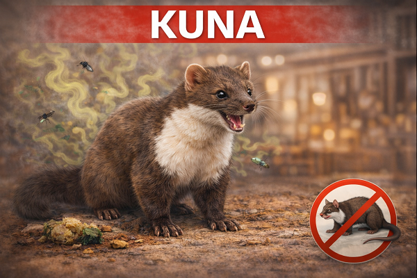 Kuna na poddaszu – skuteczne i humanitarne zwalczanie kuny w domu