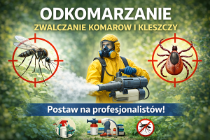 Odkomarzanie posesji i ogrodów – zwalczanie komarów