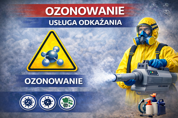 Ozonowanie pomieszczeń – profesjonalna dezynfekcja