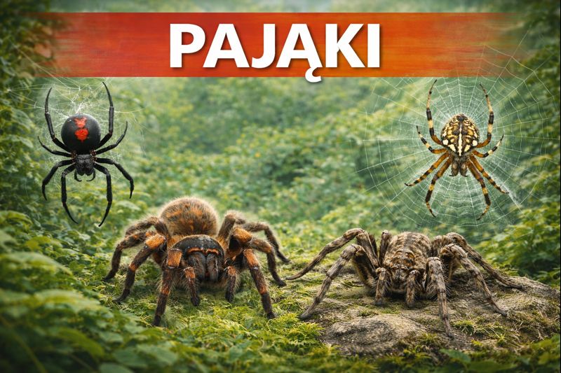 Pająki w Polsce – niegroźne pajęczaki spotykane w domach i ogrodach