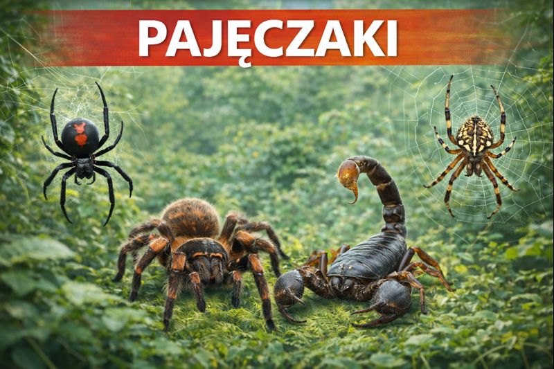 Pajęczaki w Polsce – kleszcze i pająki występujące naturalnie