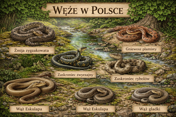 węże w Polsce
