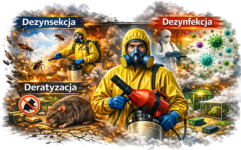 Profesjonalne usługi DDD – dezynsekcja, deratyzacja i dezynfekcja w całej Polsce