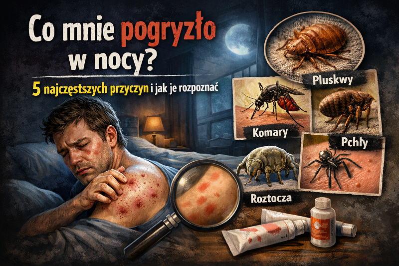 Co mnie pogryzło w nocy 5 najczęstszych przyczyn i jak je rozpoznać