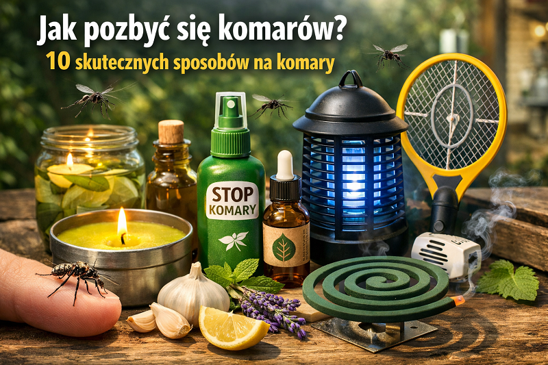 Jak pozbyć się komarów