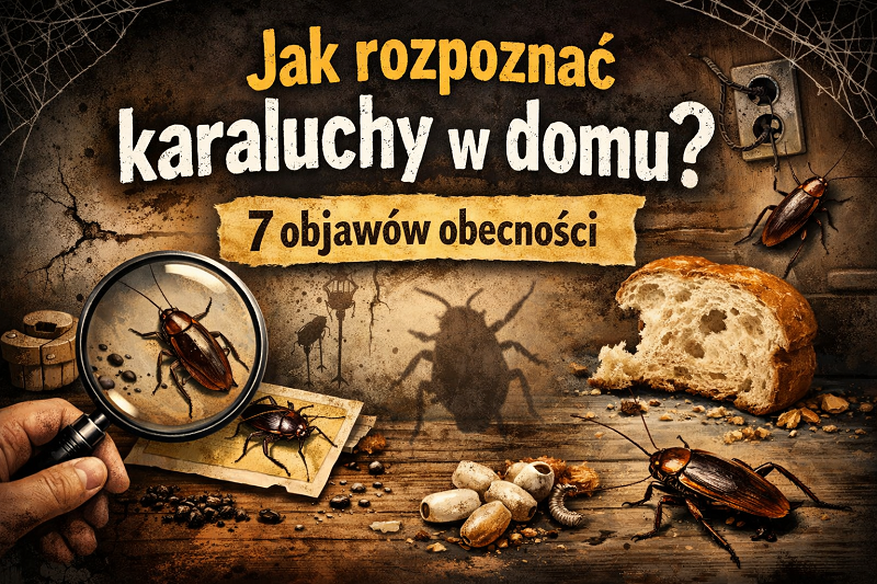 jak rozpoznać karaluchy w domu