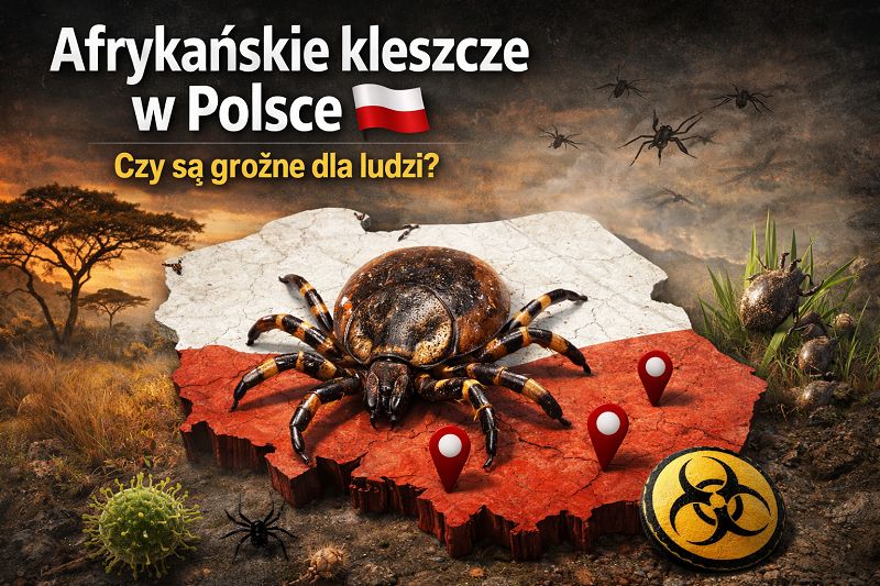 Afrykańskie kleszcze w Polsce