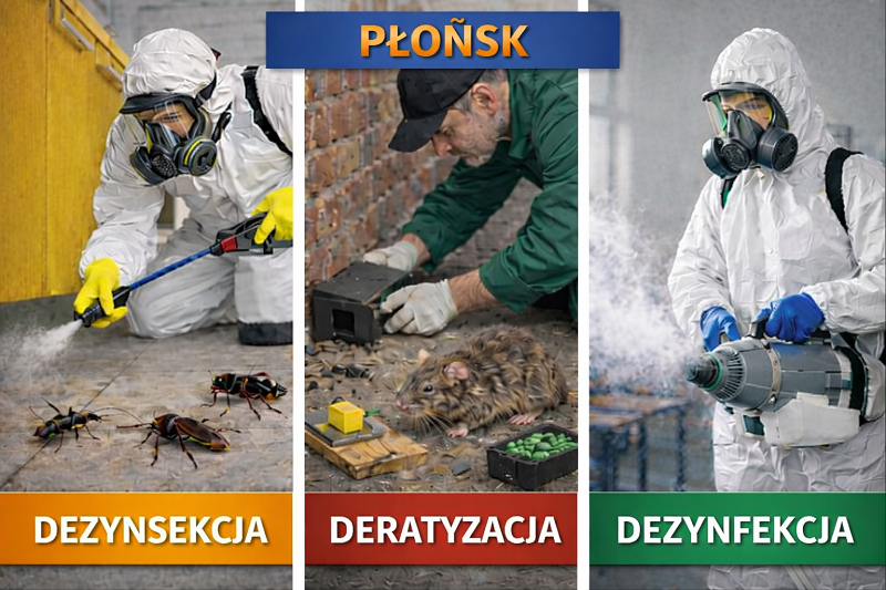 Profesjonalna dezynsekcja w Płońsku