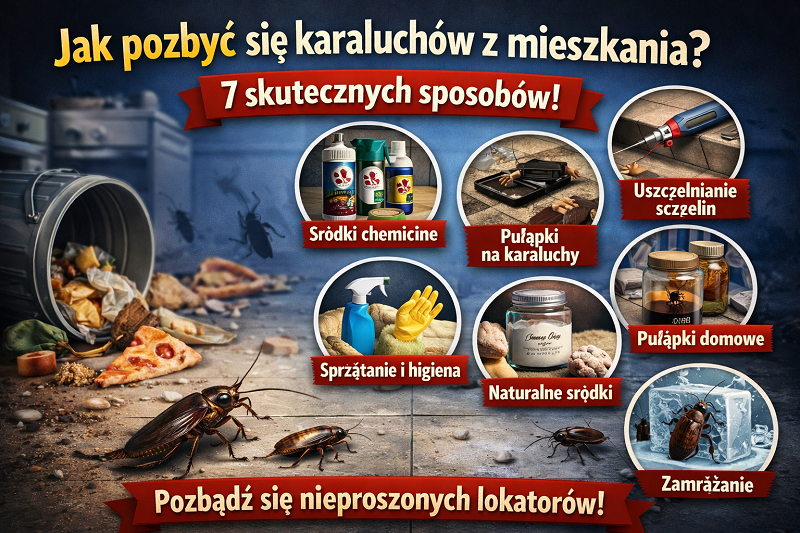jak pozbyć się karaluchów z mieszkania skuteczne metody zwalczania karaluchów