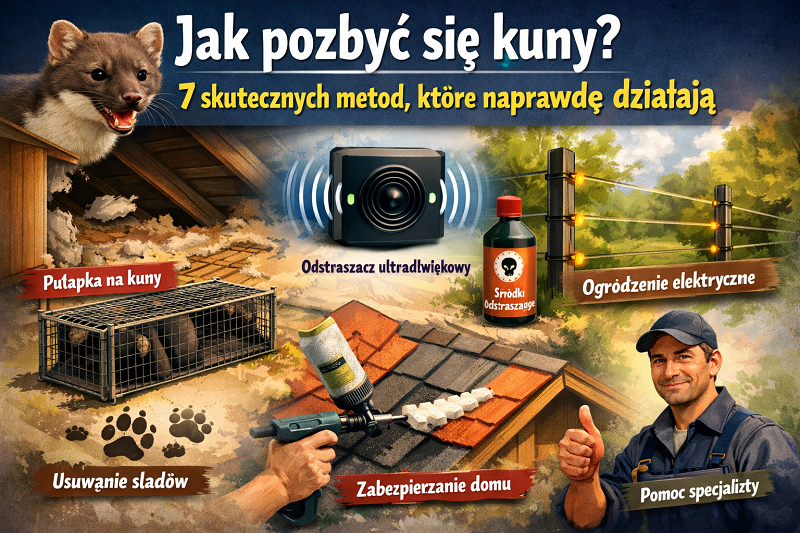 jak pozbyć się kuny skuteczne metody usuwania kuny z poddasza