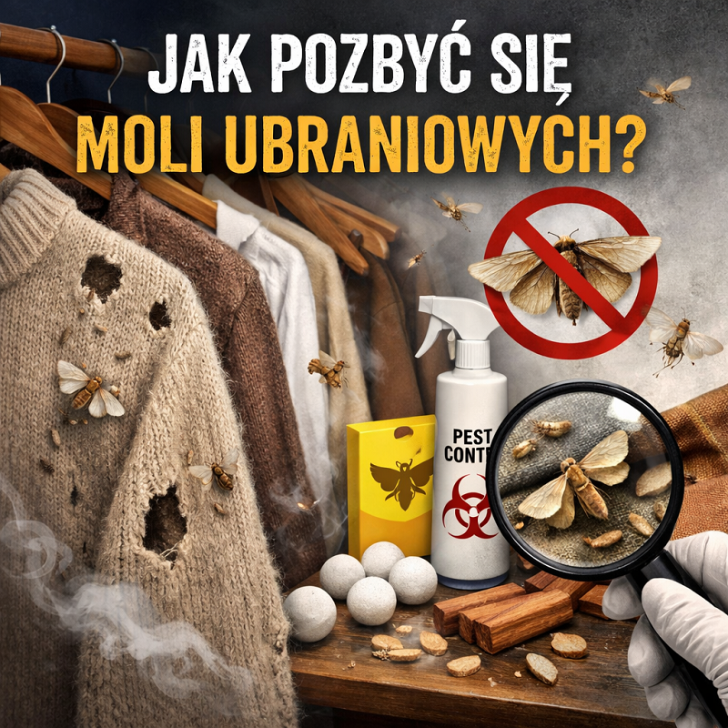 jak pozbyć się moli ubraniowych skuteczne metody usuwania moli z szafy