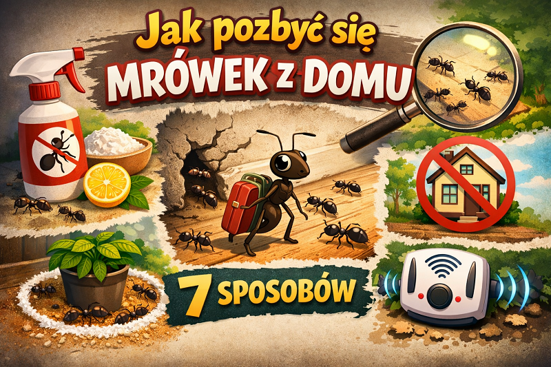 jak pozbyć się mrówek z domu