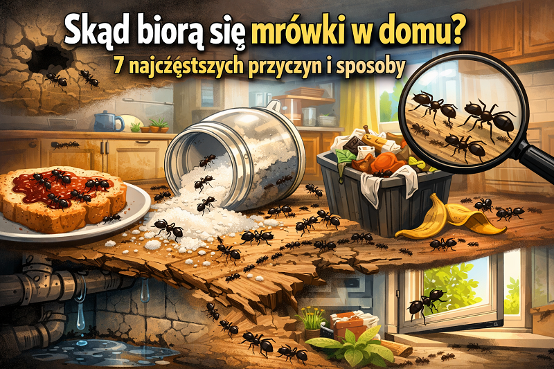 skąd biorą się mrówki w domu
