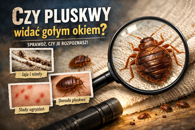 Czy pluskwy widać gołym okiem