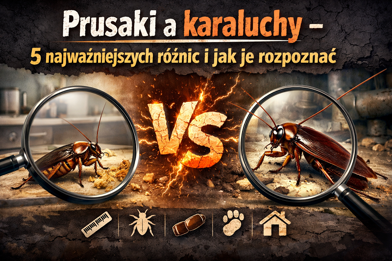 prusaki a karaluchy różnice