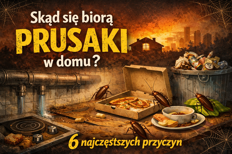 skąd się biorą prusaki w domu