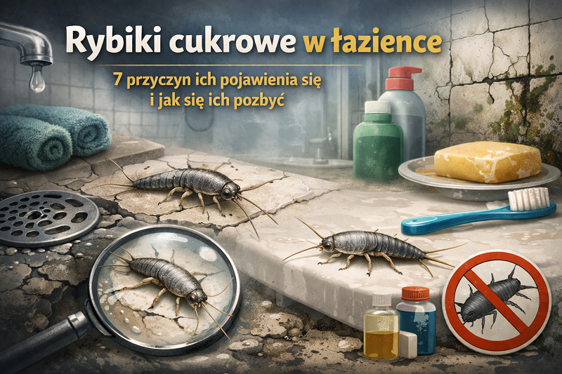 rybiki cukrowe w łazience skąd się biorą i jak się ich pozbyć