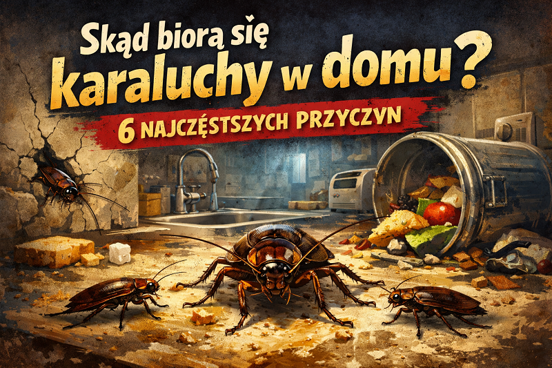 skąd biorą się karaluchy w domu