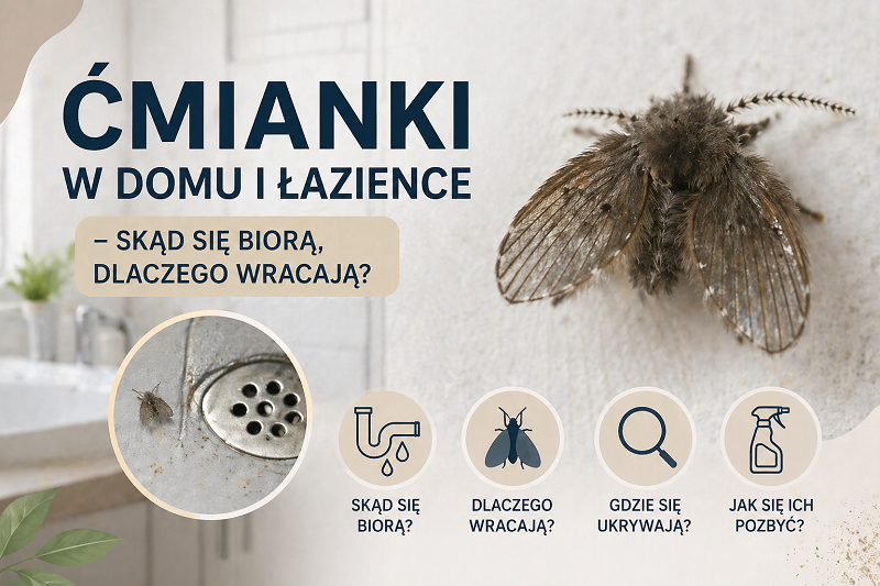 Ćmianki w domu i łazience