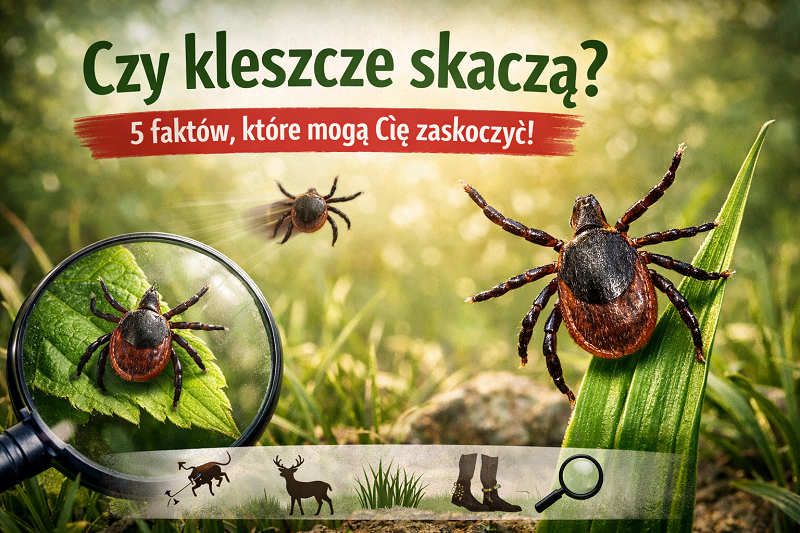 Czy kleszcze skaczą
