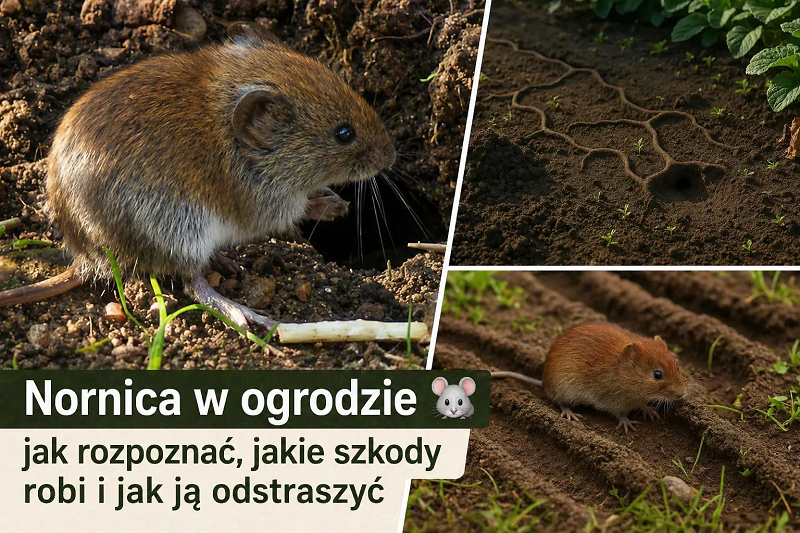 nornica w ogrodzie