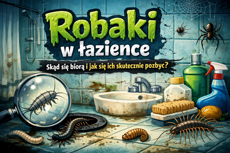 robaki w łazience