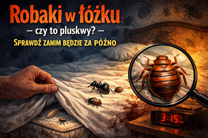 robaki w łóżku