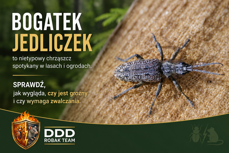 Bogatek jedliczek – co to za owad