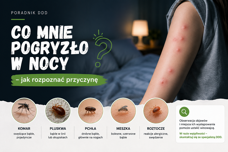 Co mnie pogryzło w nocy