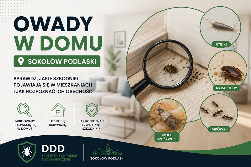 Owady w domu Sokołów Podlaski