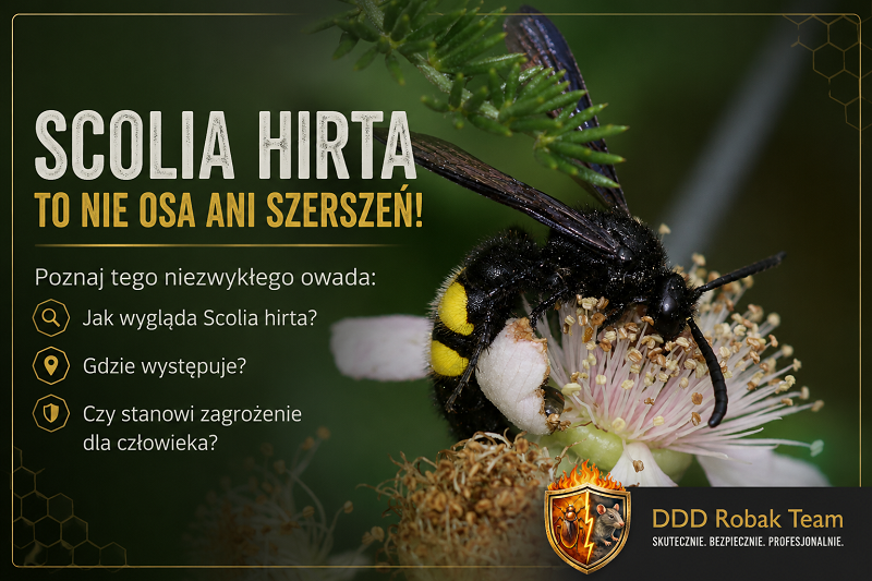 Scolia hirta – co to za owad
