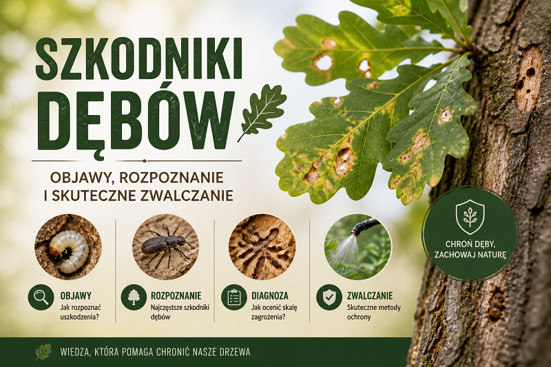 Szkodniki dębów