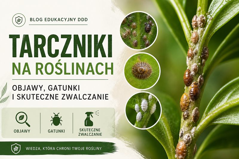 Tarczniki na roślinach