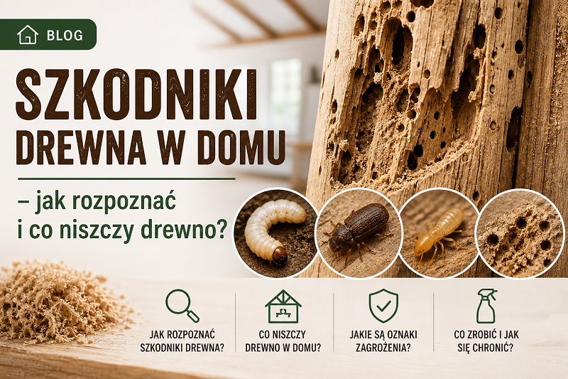 szkodniki drewna w domu