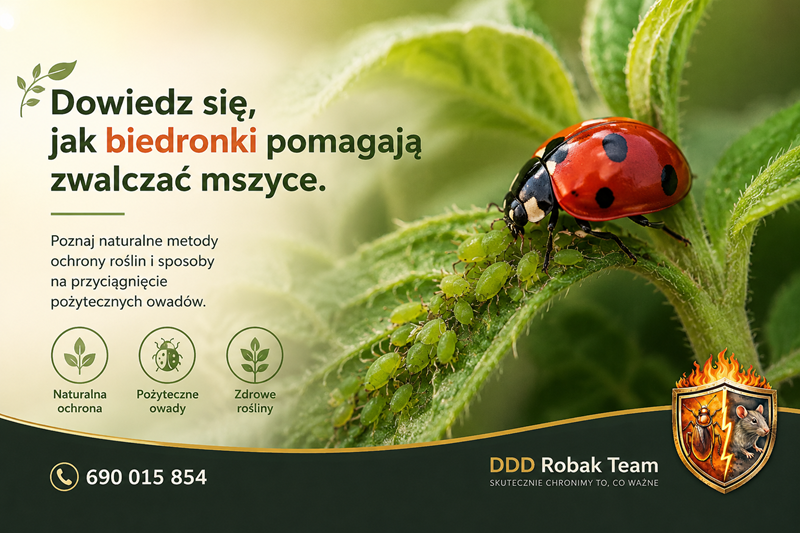 Biedronki na mszyce