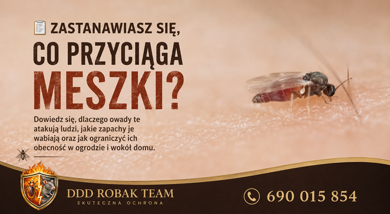 Co przyciąga meszki