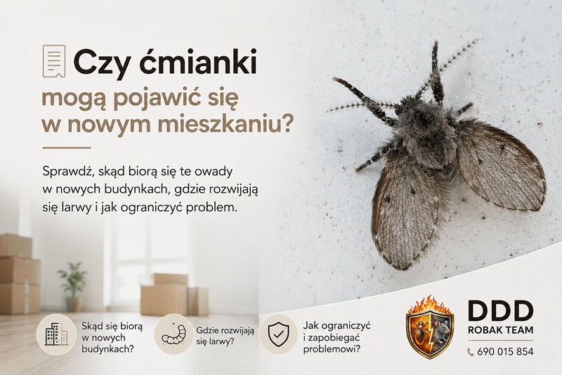 Czy ćmianki mogą pojawić się w nowym mieszkaniu i skąd się biorą