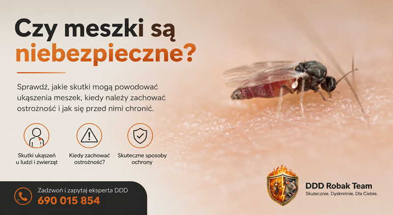 Czy meszki są niebezpieczne