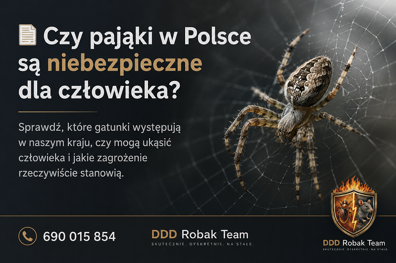 Czy pająki w Polsce są groźne