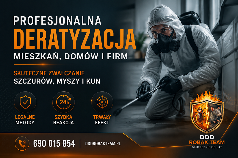 Deratyzacja – skuteczne zwalczanie gryzoni