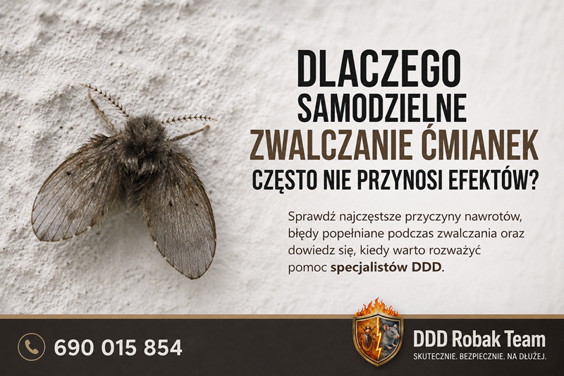 dlaczego zwalczanie ćmianek nie działa