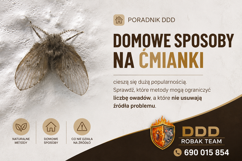Domowe sposoby na ćmianki