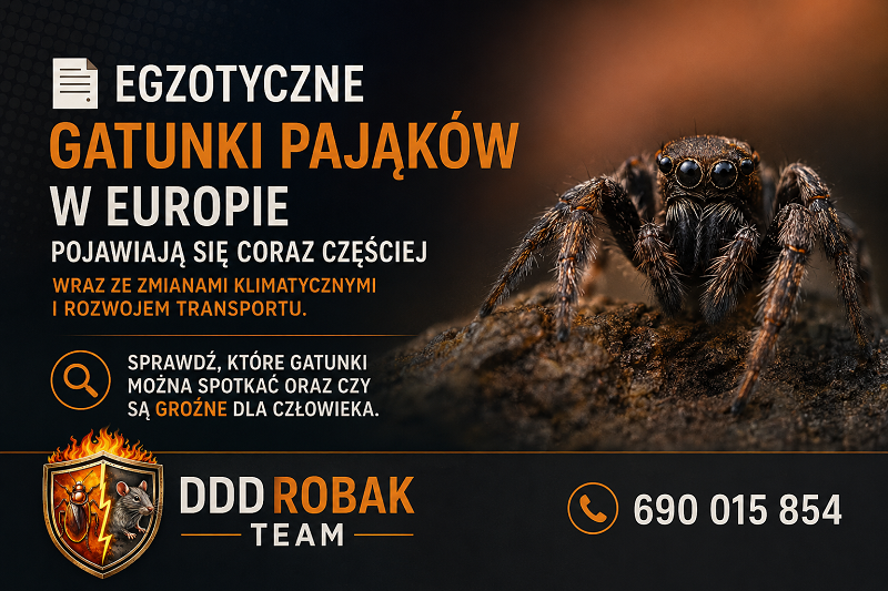 Egzotyczne gatunki pająków w Europie